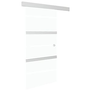vidaXL Posuvn&eacute; dvere s jemn&yacute;m zatv&aacute;ran&iacute;m ESG sklo a hlin&iacute;k 90x205 cm