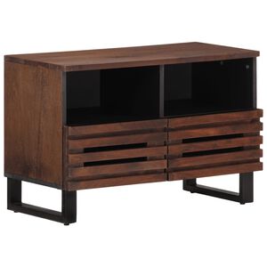 vidaXL TV skrinka, hned&aacute; 70x34x46 cm, mangov&yacute; mas&iacute;v