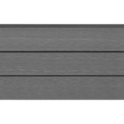 vidaXL Náhradné plotové dosky 9 ks, WPC, 170 cm, sivé