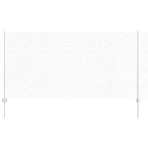 vidaXL Plot s podperou Strieborn&aacute; 1,2 x 10 m Oceľ