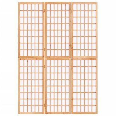 vidaXL Skladací paraván so 3 panelmi japonský štýl 120x170 cm
