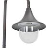 vidaXL Záhradná stĺpová lampa E27 120 cm hliníková bronzová