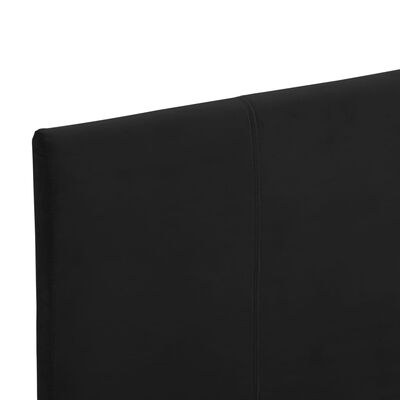 vidaXL Posteľný rám, čierny, látka 90x200 cm