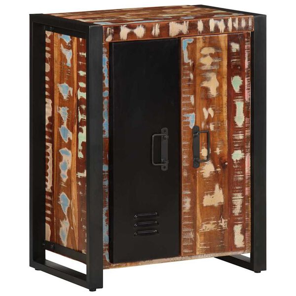 VidaXL Pr&iacute;born&iacute;k Viacfarebn&yacute; 55x35x70 cm Rekultivovan&eacute; mas&iacute;vne drevo