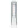 vidaXL Obl&uacute;kov&eacute; gabionov&eacute; ko&scaron;e 25 ks 400x30x120/140 cm pozink. železo