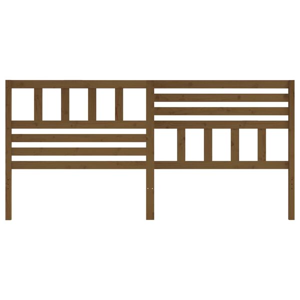 vidaXL Čelo postele medovo-hned&eacute; 186x4x100 cm mas&iacute;vna borovica