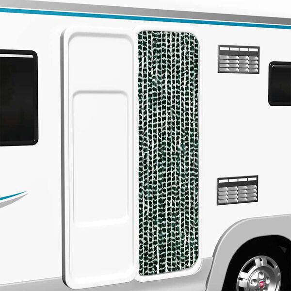 vidaXL Z&aacute;ves proti hmyzu, zelen&yacute; a biely 56x185 cm, ženilka