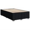 vidaXL Boxspring posteľ s matracom čierna 120x190 cm l&aacute;tka