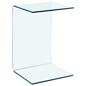 vidaXL Bočn&yacute; stol&iacute;k 40x40x60 cm tvrden&eacute; sklo