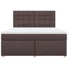 vidaXL Boxspring posteľ s matracom tmavohned&aacute; 180x200 cm l&aacute;tka