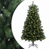 vidaXL Umel&yacute; Skl&aacute;pac&iacute; Vianočn&yacute; Stromček 150 cm 150 LED Tepl&aacute; biela