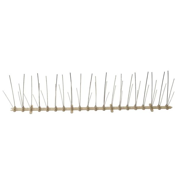 vidaXL Sada 20 ks 5-radov&yacute;ch plastov&yacute;ch hrotov proti vt&aacute;kom a holubom 10 m