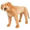vidaXL Stojaci ply&scaron;ov&yacute; hračk&aacute;rsky labrador, svetlohned&yacute; XXL