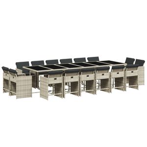 vidaXL 17-dielna z&aacute;hradn&aacute; jed&aacute;lensk&aacute; s&uacute;prava s vank&uacute;&scaron;mi svetlosiv&aacute;