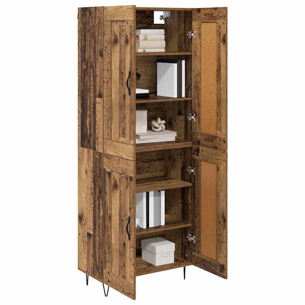 vidaXL Highboard Star&eacute; drevo 69,5 x 34 x 180 cm Kompozitn&eacute; drevo