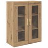 vidaXL Highboard Remeseln&yacute; dub 69,5 x 34 x 180 cm Kompozitn&eacute; drevo