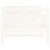 vidaXL Denná posteľ biela masívna borovica 80x200 cm