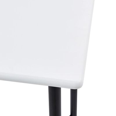 vidaXL Barový stôl biely 60x60x111 cm MDF