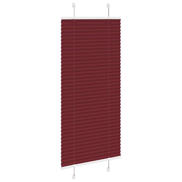 vidaXL plisovan&aacute; roleta Bordeaux červen&aacute; 60x150 cm &Scaron;&iacute;rka l&aacute;tky 59,4 cm