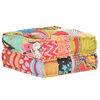 vidaXL Taburetka 60x70x36 cm, patchwork, l&aacute;tka