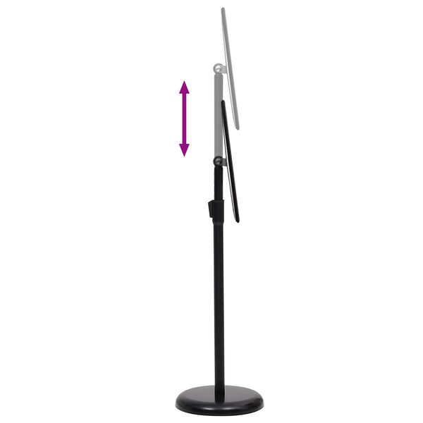 vidaXL Stojany na plagáty 2 pcs Čierna 32.5 x 24 x 78 cm