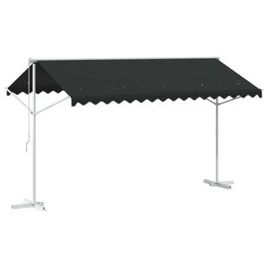 vidaXL Voľne stojaca mark&iacute;za 4 &times; 3 m Polyester Antracitov&aacute;