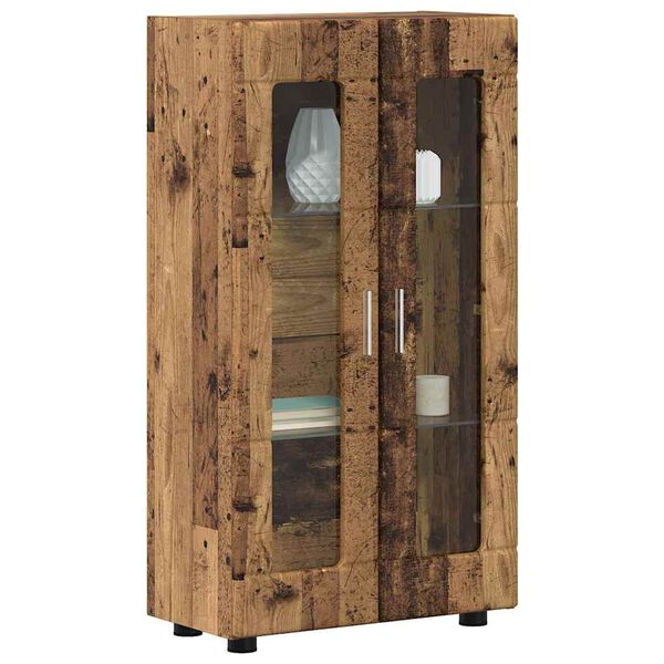 vidaXL Serv&iacute;rovacia skriňa FLORIN Star&eacute; drevo 55,5 x 29 x 103 cm