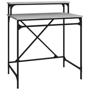 vidaXL St&ocirc;l dub sonoma 80x50x90 cm spracovan&eacute; drevo a železo