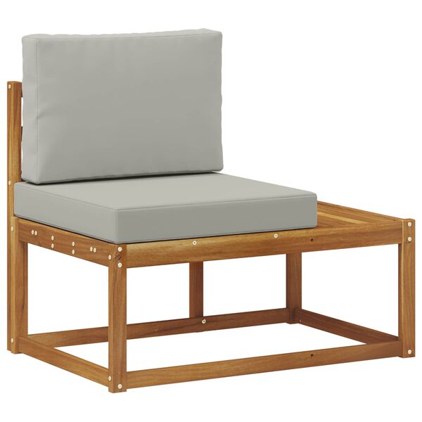 vidaXL Vonkaj&scaron;ia koncov&aacute; pohovka s vank&uacute;&scaron;om Pr&iacute;rodn&aacute; 91 x 63 x 73 cm