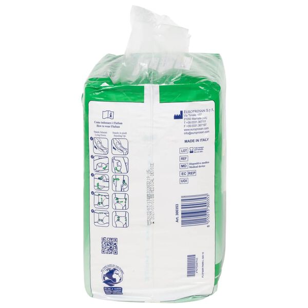 Flufsan Plienky pre dospel&yacute;ch jednor&aacute;zov&eacute; 15 ks veľkosť L