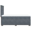 vidaXL Posteľn&yacute; r&aacute;m boxspring s matracom tmavosiv&yacute; 80x200 cm zamat
