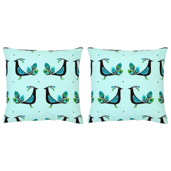 vidaXL Vankúše 2 ks viacfarebné 40x40 cm bavlna s potlačou