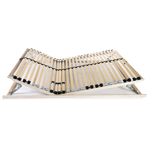 vidaXL Lamelový posteľný rošt s 28 lamelami a 7 zónami 140x200 cm