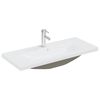 vidaXL Vstavan&eacute; um&yacute;vadlo s bat&eacute;riou 91x39x18 cm keramika biele