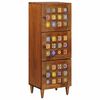 vidaXL Highboard s dverami Orech 40 x 33 x 110 cm Mas&iacute;vne mango drevo