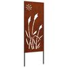 vidaXL Z&aacute;hradn&aacute; clona na s&uacute;kromie Rezac&iacute; Hrdzav&yacute; 50 x 140 cm