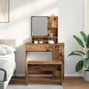 VidaXL súprava toaletného stolíka Old Wood Engineered Wood