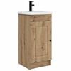 vidaXL K&uacute;peľňov&aacute; skrinka s um&yacute;vadlom Dub artisan 42 x 40 x 84,5 cm