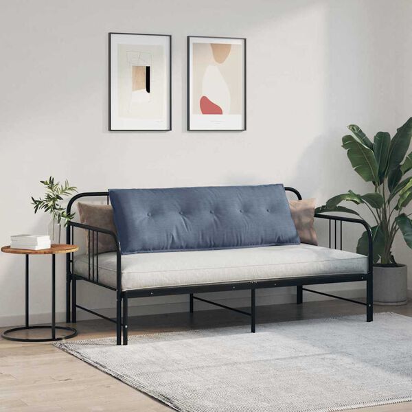 vidaXL Podu&scaron;ka na chrb&aacute;t Modr&aacute; 140 x 50 cm Kord&uacute;rov&aacute; tkanina