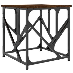vidaXL Konferenčn&yacute; stol&iacute;k hned&yacute; dub 45x45x47,5 cm kompozitn&eacute; drevo