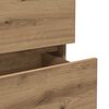 vidaXL Komoda dub artisan 70x41x75 cm spracovan&eacute; drevo