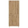 vidaXL Highboard Remeseln&yacute; dub 69,5 x 34 x 180 cm Kompozitn&eacute; drevo