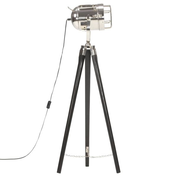 vidaXL Lampa na stat&iacute;ve čierna 97 cm mangovn&iacute;kov&yacute; mas&iacute;v