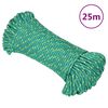 vidaXL Lodn&eacute; lano zelen&eacute; 5 mm 25 m polypropyl&eacute;n