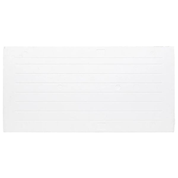 vidaXL 3D nástenné panely 10 ks červeno-biele 100x50 cm EPS