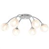 vidaXL Stropn&aacute; lampa so 6 LED žiarovkami G9 240 W