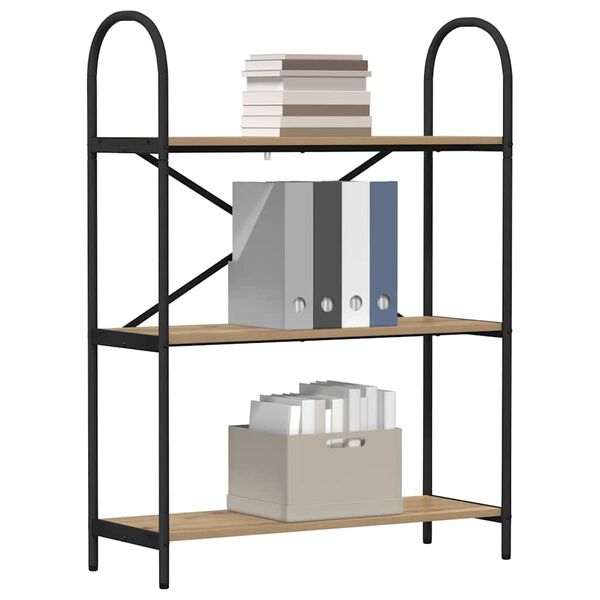 vidaXL Reg&aacute;l na knihy Remeseln&yacute; dub 80 x 30 x 109 cm Kompozitn&eacute; drevo