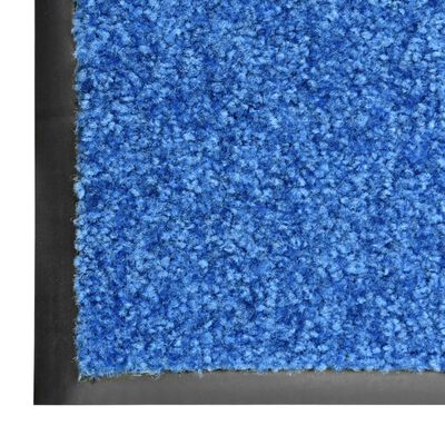 vidaXL Rohožka, prateľná, modrá 120x180 cm