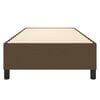 vidaXL Posteľn&yacute; r&aacute;m s boxspringom tmavohned&aacute; 100x200 cm l&aacute;tka