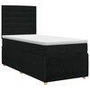 vidaXL Posteľ boxspring s matracom Čierna 80 x 200 cm L&aacute;tka